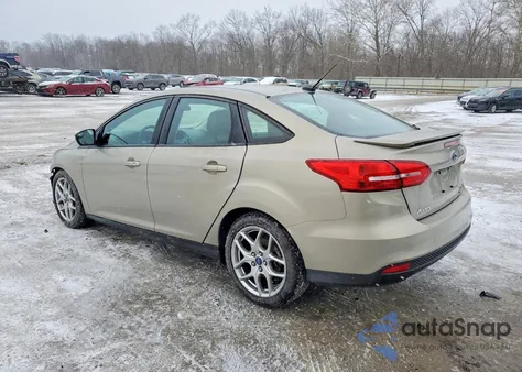 2015 Ford Focus Se from USA, damaged, VIN 1FADP3F2XFL230035